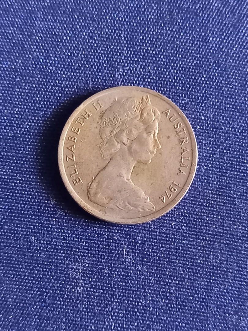 Syiling Australia 1974 5 Cents Queen Elizabeth Ii Old Coin Antiques Currency On Carousell