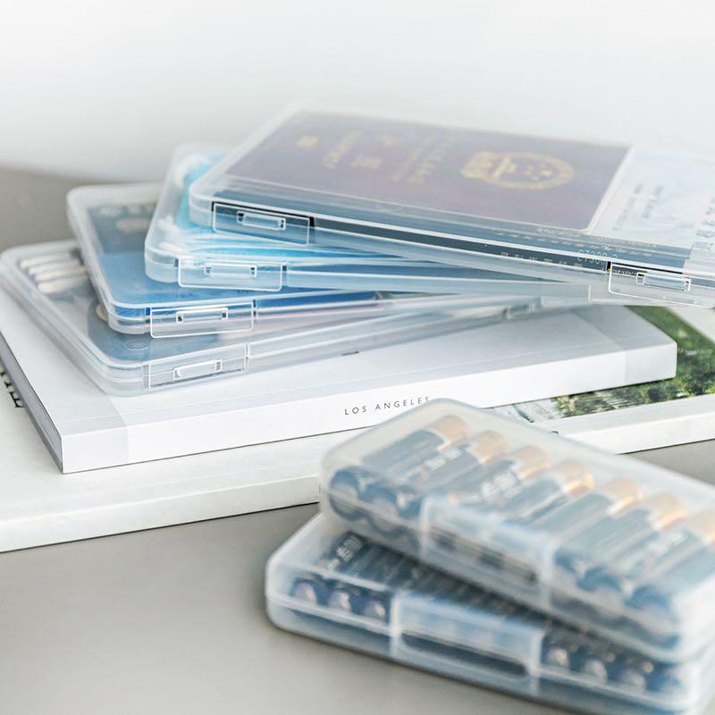 Transparent Portable Mask Document Card File Holder Drawer Organizer (Category: Storage Boxes & Baskets) located in Manila. Submitted by winterbliss (Listing ID 1083074156, Image 2). Description: Materials: Plastic Size: 🌟Small - 6*2*12cm 🌟Large - 11.7*1*19cm.