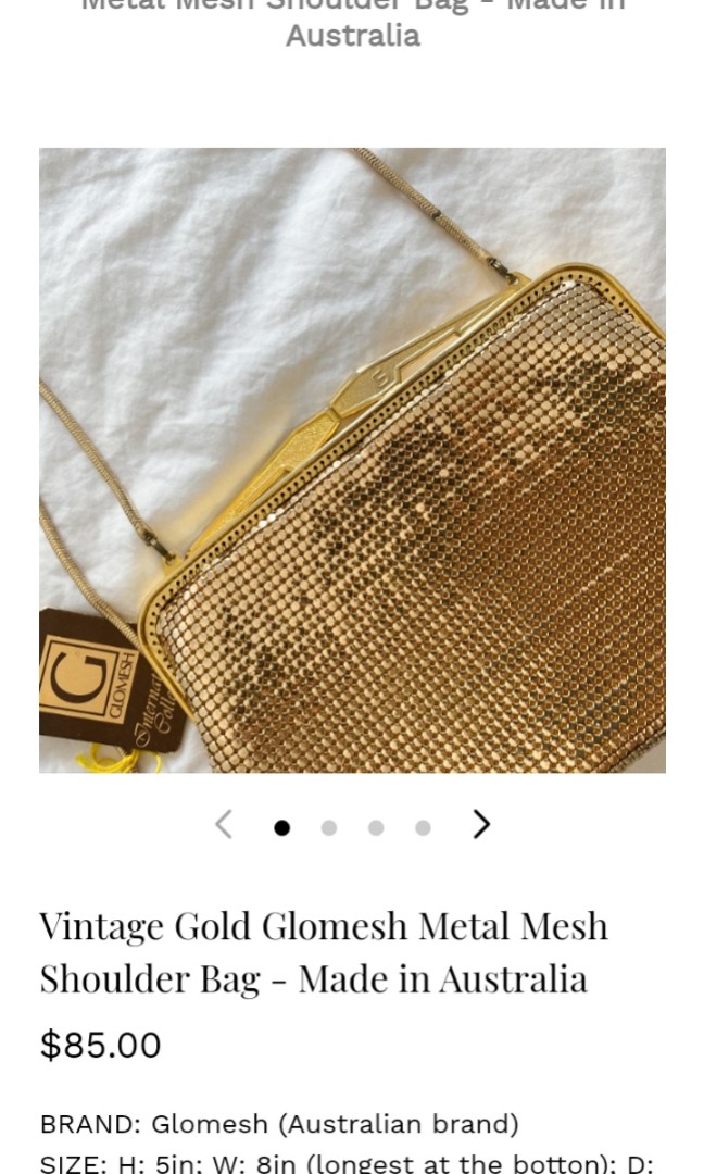 Glomesh bag price store