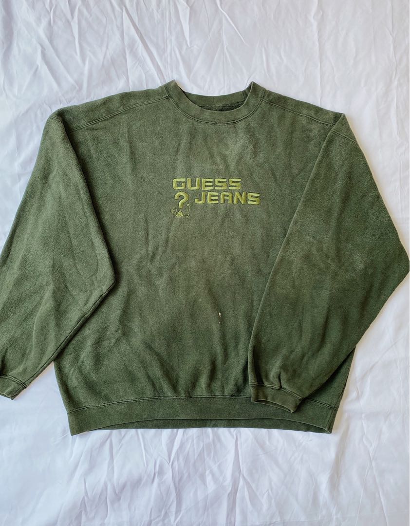 guess jeans sweatshirt vintage