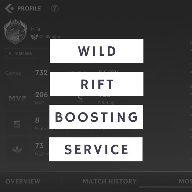 Wild Rift Boost (All Rank), Video Gaming, Gaming Accessories, Game Gift ...