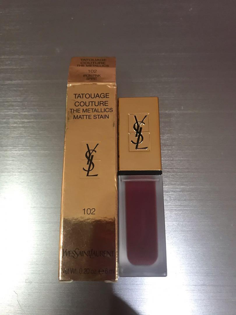ysl tatouage couture the metallics