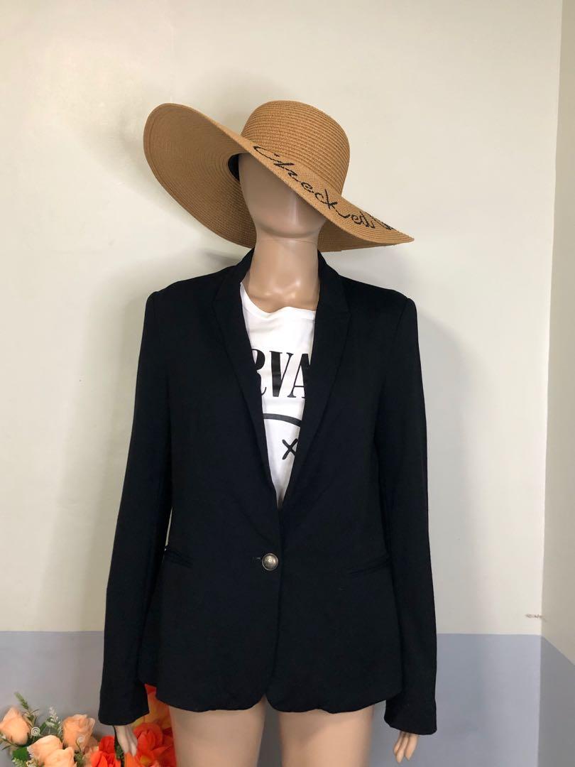 zara cotton blazer