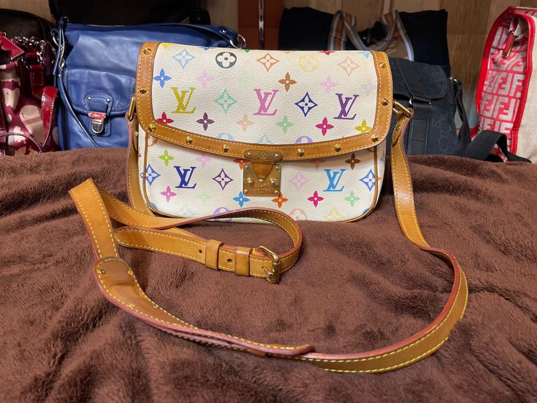 100% ORIGINAL LV Multicolour sologne Takashi Murakami (Category: Luxury Bags & Wallets) located in San Juan City. Submitted by heartmnz (Listing ID 1083309031, Image 1). Description: Selling this pre loved LV x Takashi Murakami multicolour azur sologne for a very reasonable price! This bag has discoloring already due to storage but the condition is still good! Message me for more details!❤️ Card price in store: 55k Cash price: 48k We buy, sell an