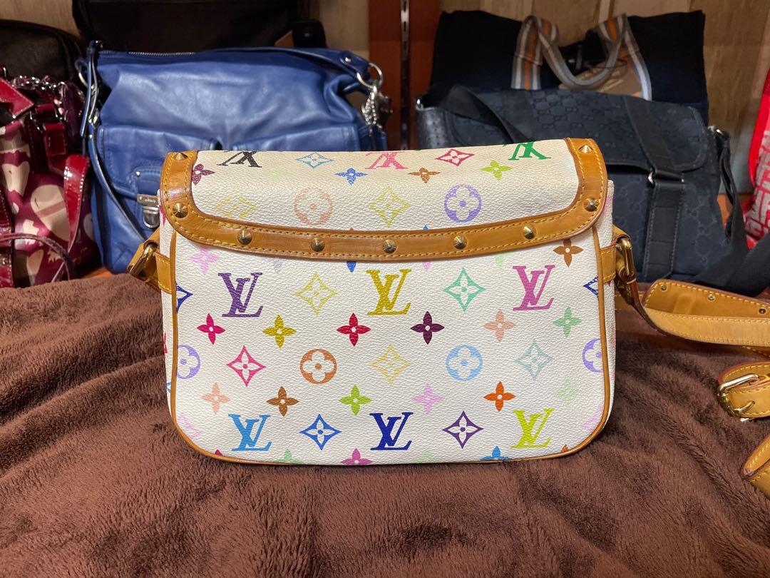 100% ORIGINAL LV Multicolour sologne Takashi Murakami (Category: Luxury Bags & Wallets) located in San Juan City. Submitted by heartmnz (Listing ID 1083309031, Image 2). Description: Selling this pre loved LV x Takashi Murakami multicolour azur sologne for a very reasonable price! This bag has discoloring already due to storage but the condition is still good! Message me for more details!❤️ Card price in store: 55k Cash price: 48k We buy, sell an