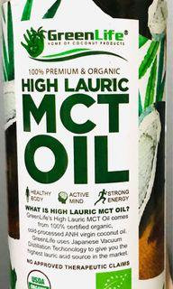 500mL Greenlife High Lauric MCT Oil Virgin Coconut