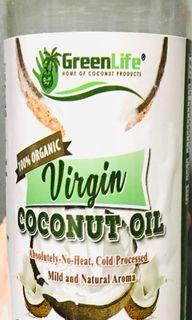 500mL GreenLife VCO 100% Organic Virgin Coconut Oil