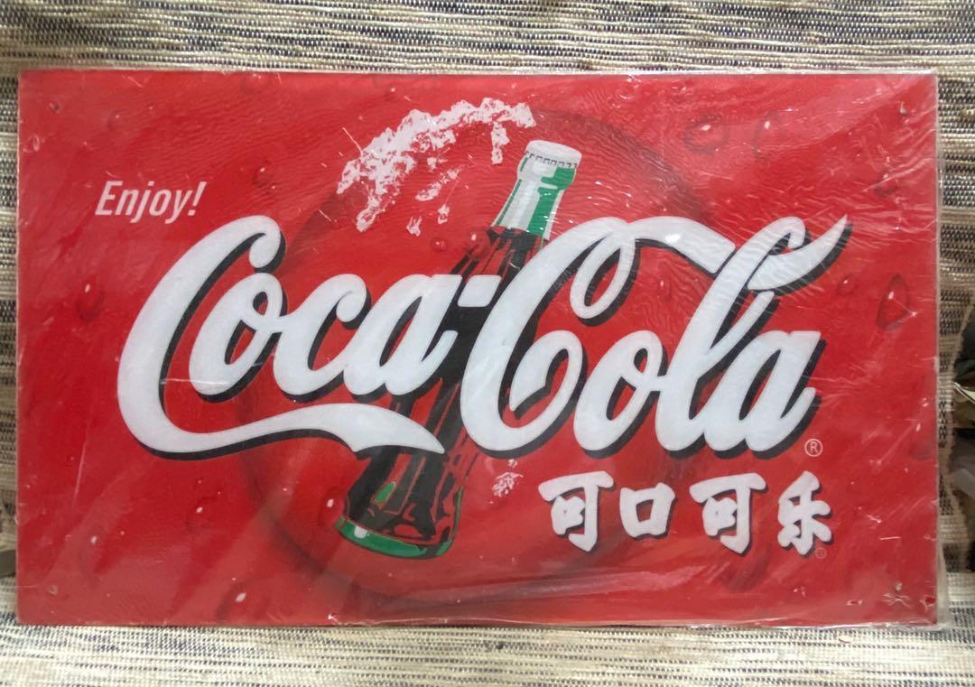 90年代中國可樂塑膠廣告牌, 興趣及遊戲, 收藏品及紀念品, 古董收藏- Carousell