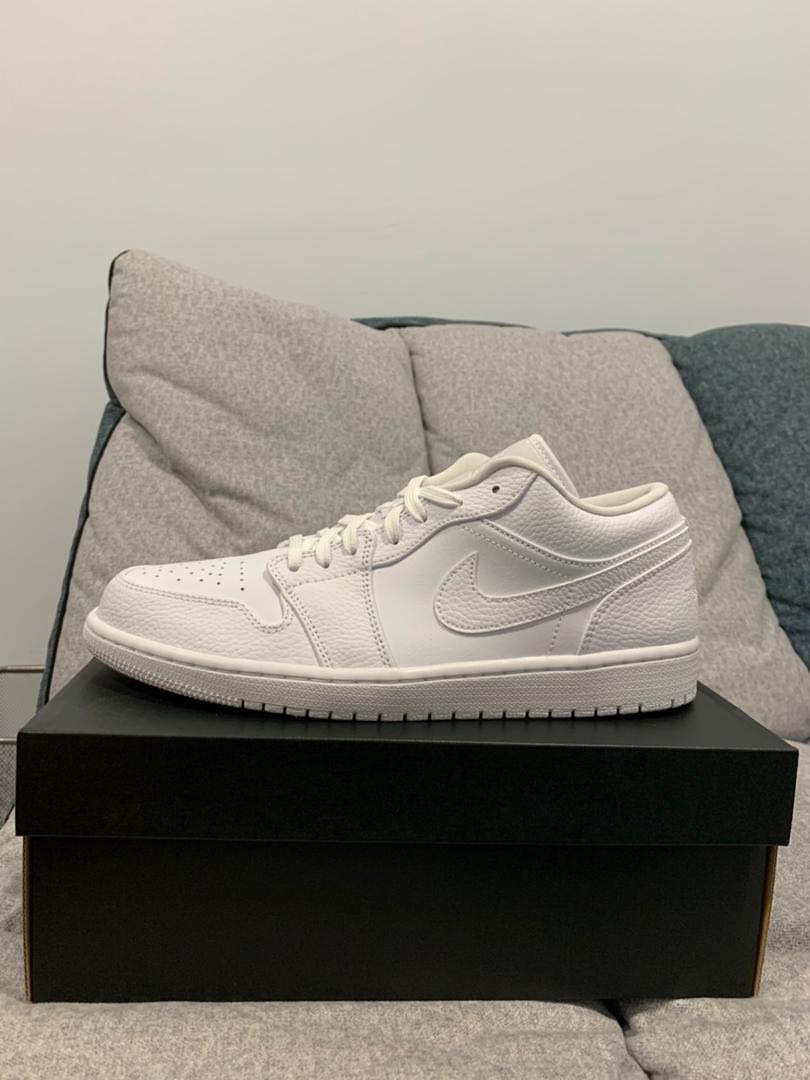 Air Jordan 1 Low Triple White