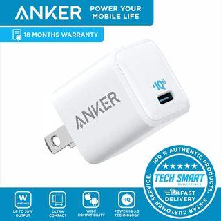 Anker PowerPort III Nano Charger 20W Power IQ 3.0 Durable Compact Fast Charger, Charger for iPhone 12/12 Mini/12 Pro/12 Pro Max/11, Galaxy, Pixel 4/3, iPad Pro
