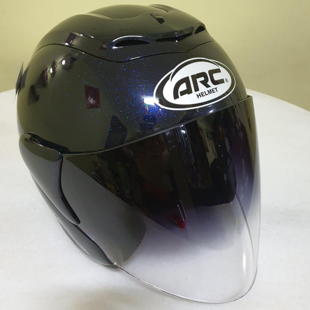 Arc Ritz ARC RITZ HELMET MALIBU BLUE, Motorcycles, Motorcycle Accessories on ...