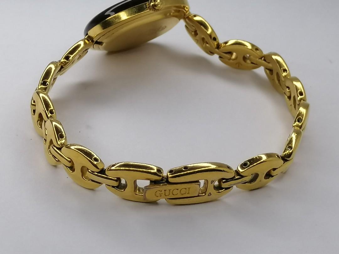 Authentic GUCCI ladies watch (Category: Women's Watches) located in Manila. Submitted by deejaymoh (Listing ID 1083365095, Image 2). Description: Authentic GUCCI ladies watch Swiss made Long bracelet Accurate time keeping Newly replace original battery Cop or cod.