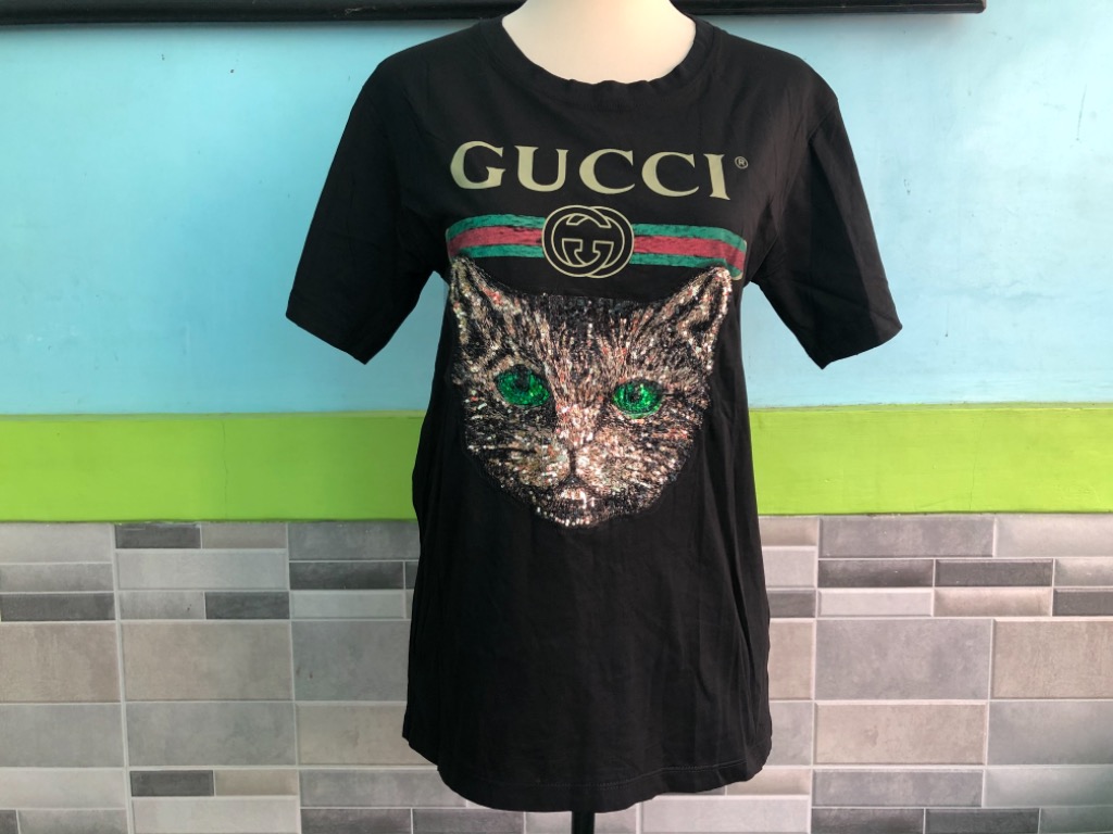 Gucci mystic cat shirt clearance