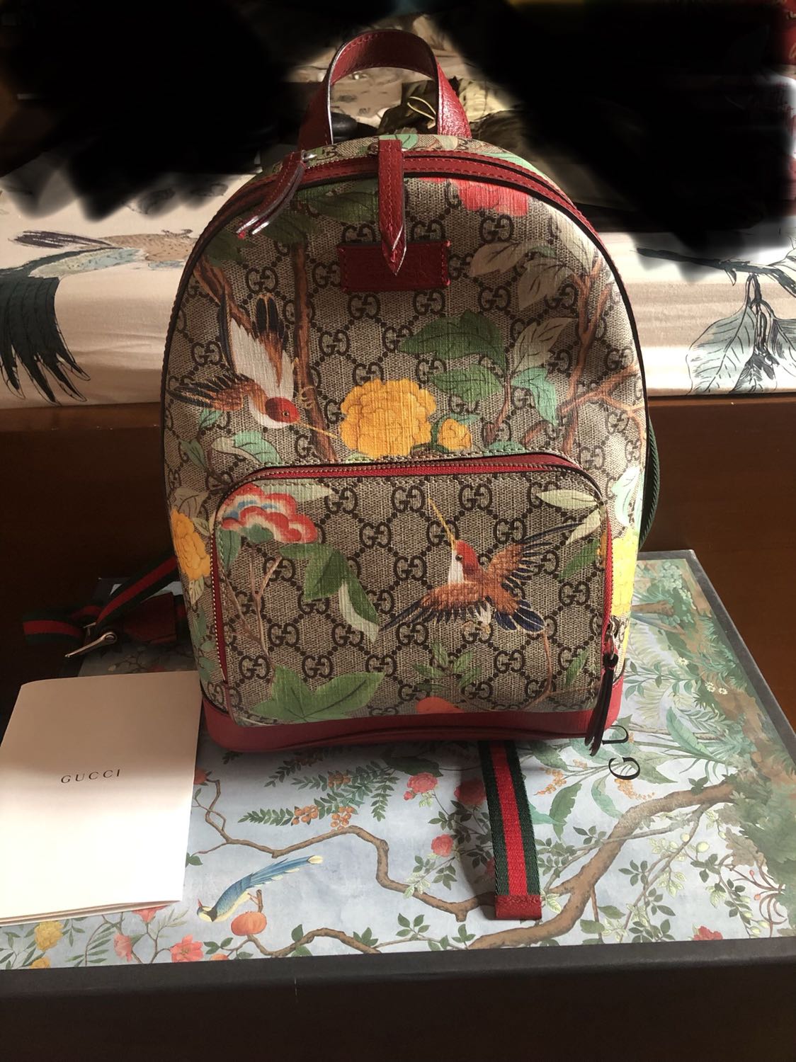 Gucci tian gg supreme backpack top