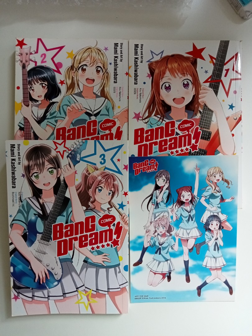 Bang dream bandori manga set, Hobbies & Toys, Collectibles