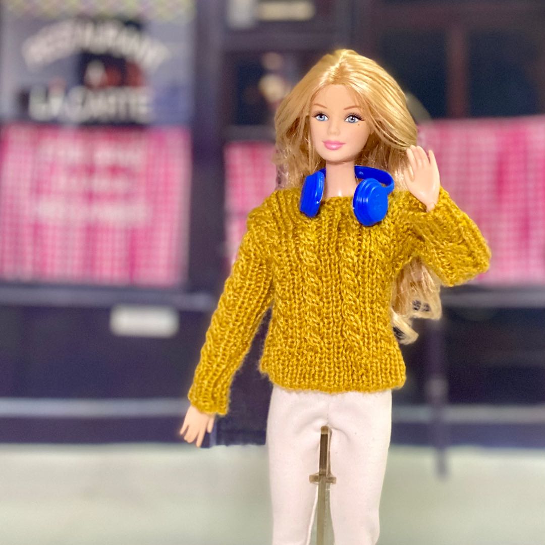 Crochet discount barbie sweater