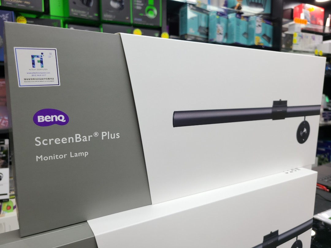 BenQ AR17 ScreenBar Plus e-Reading Lamp 螢幕智能掛燈, 電腦