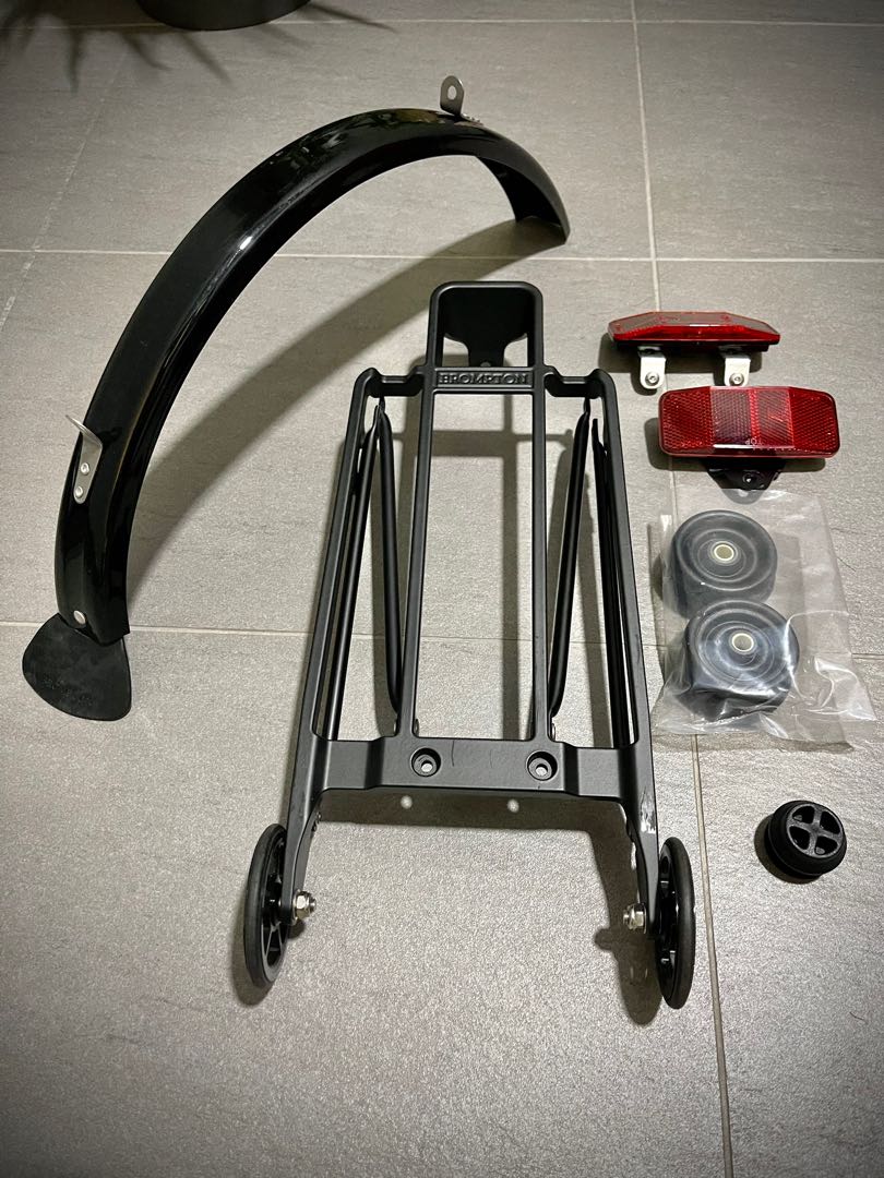 Brompton Rear Rack Black Edition, Sports Equipment, Bicycles & Parts ...