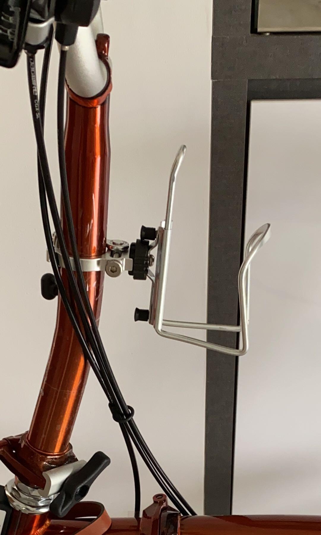 Water bottle discount holder for brompton