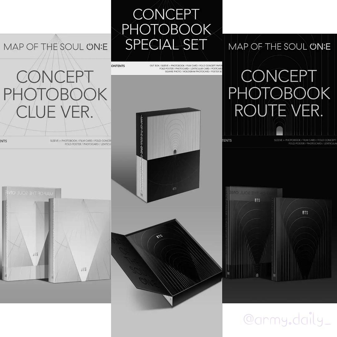 BTS ON:E CONCEPT PHOTOBOOK CLUE ROUTE JH