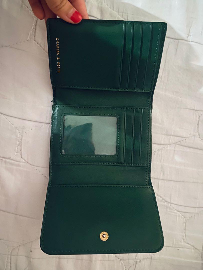 charles and keith green wallet