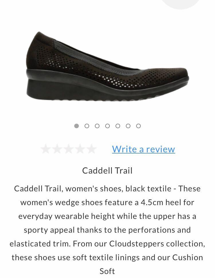 clarks caddell trail black size uk3 Women s Fashion Footwear
