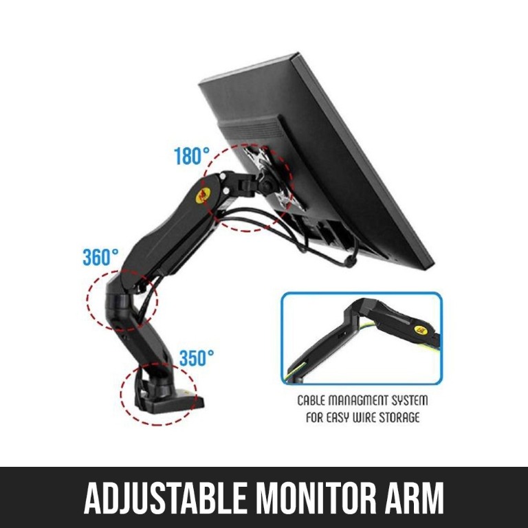 Clearance NB F80 VESA Mount Monitor Arm Gas Spring Hydraulic