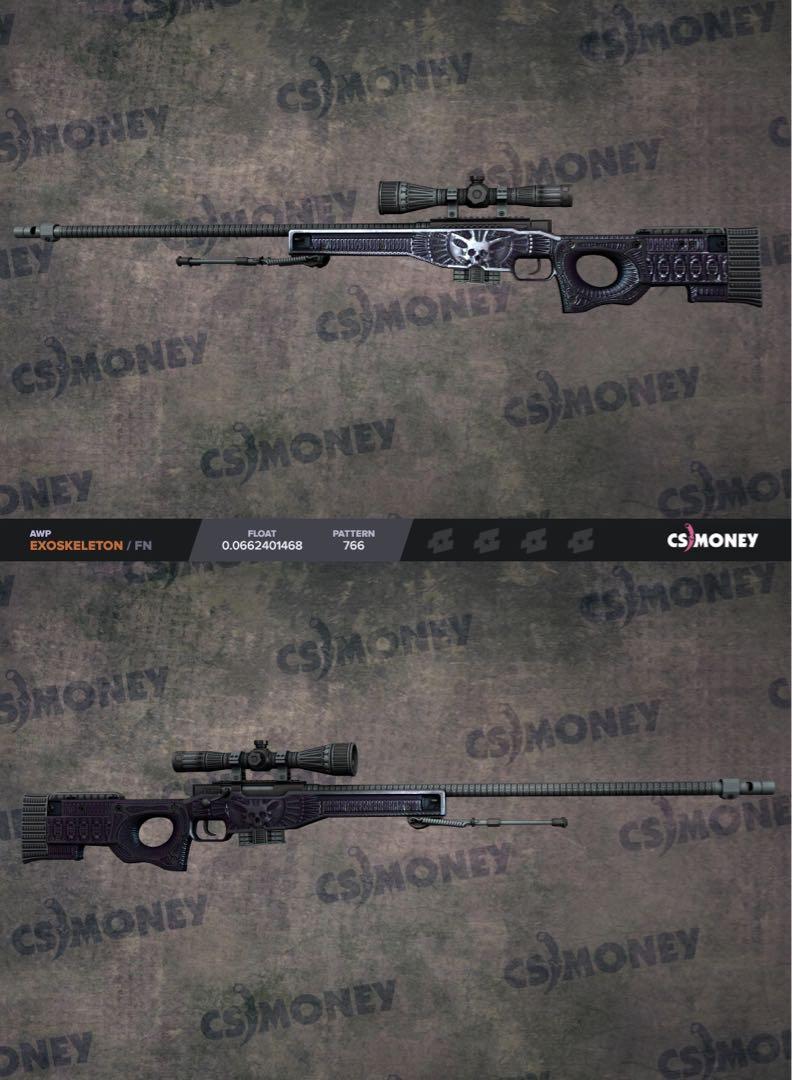 CS:GO AWP Exoskeleton FN *4, Video Gaming, Gaming Accessories, Game ...