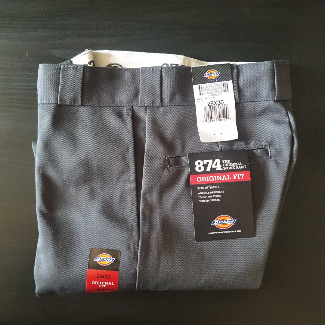 Dickies 874 charcoal grey, 28Wx30L 