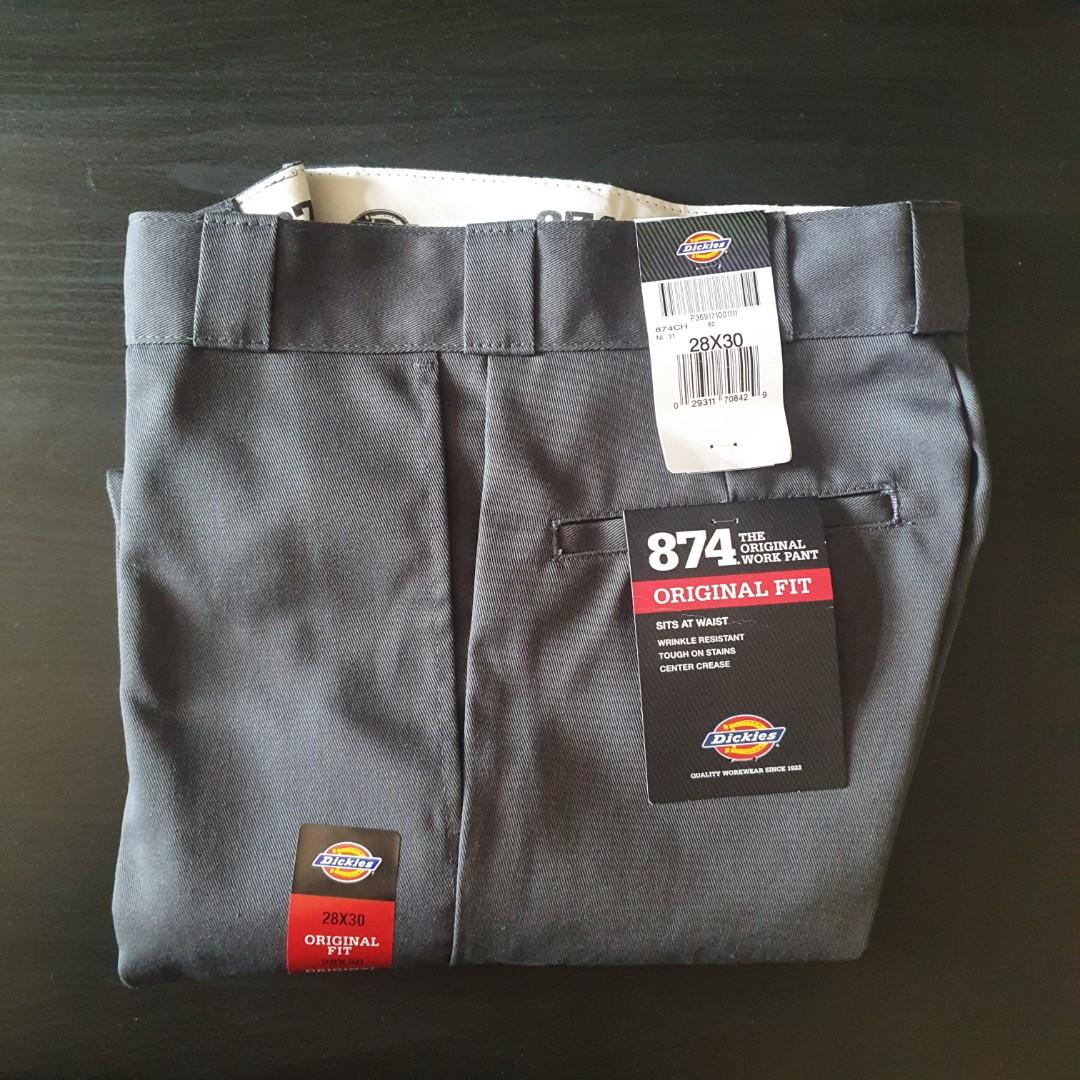 Dickies 874 charcoal grey, 28Wx30L 