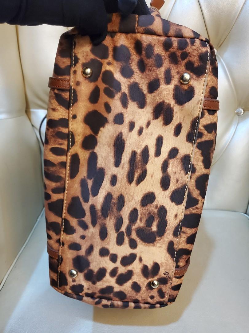 Dolce & Gabbana leopard print totebag, Women's Fashion, Bags & Wallets,  Purses & Pouches on Carousell