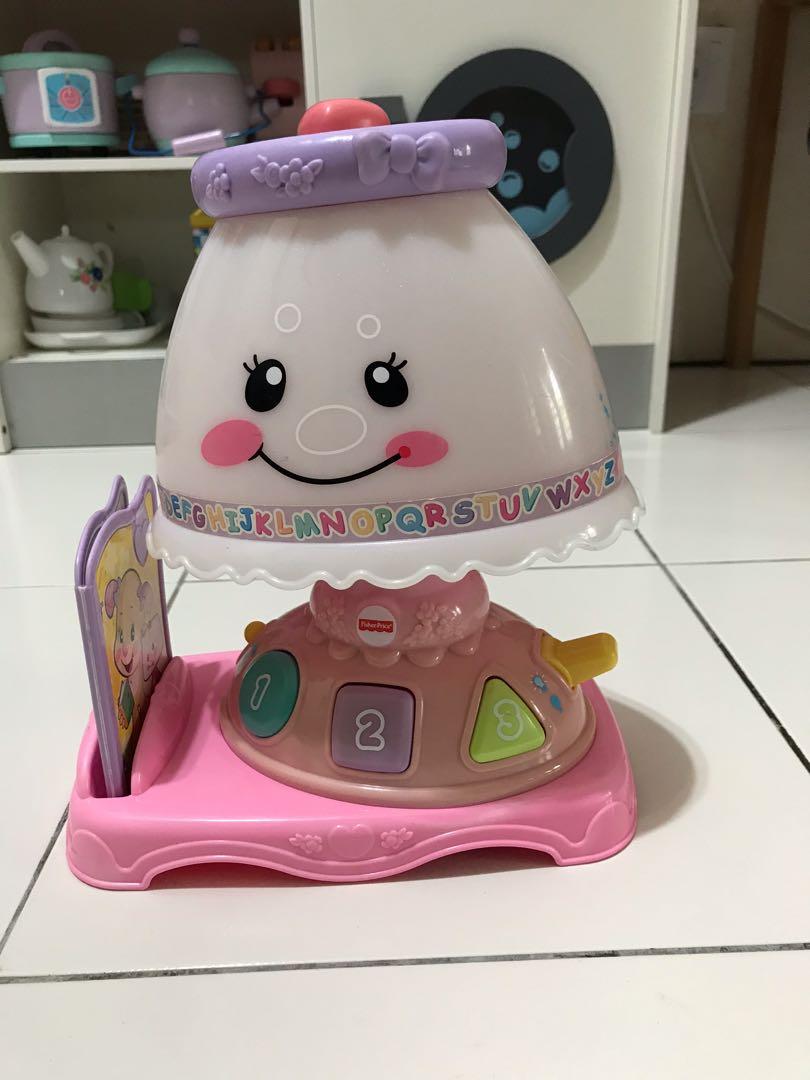 Fisher price pink discount lamp