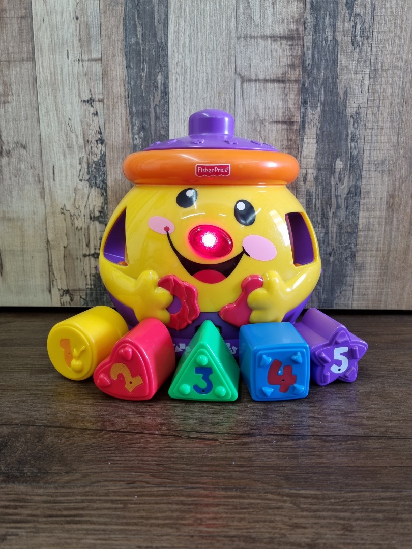 Fisher Price Laugh & Learn Cookie Shape Surprise Shape Sorter, Babies