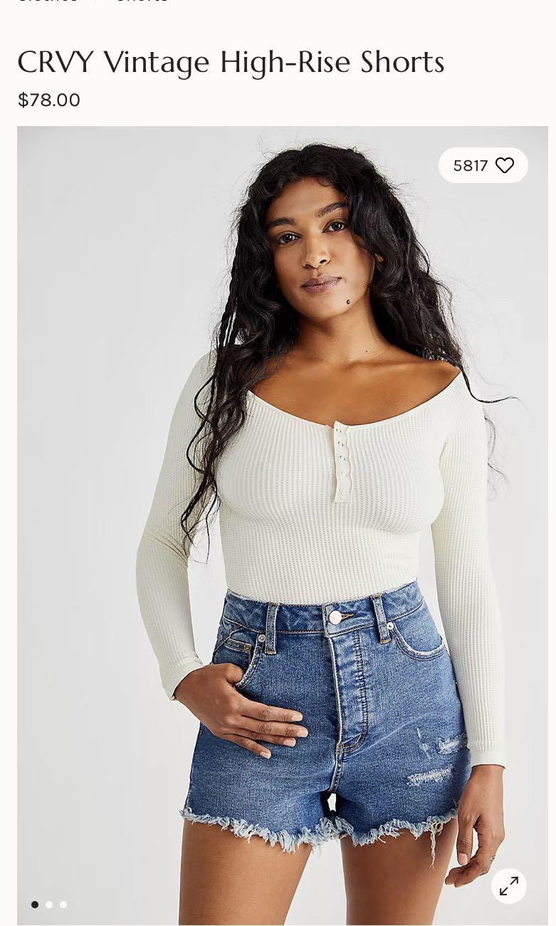 Free people high waisted shorts hotsell