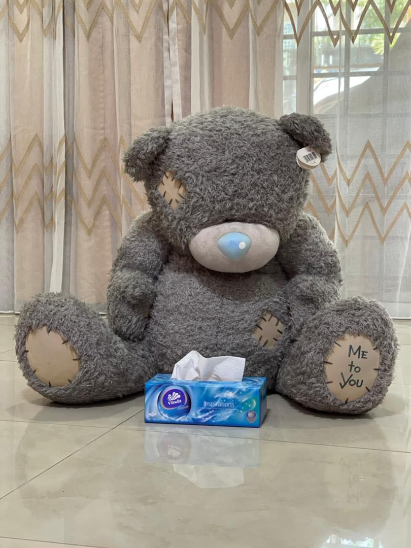 Large tatty 2025 teddy bear