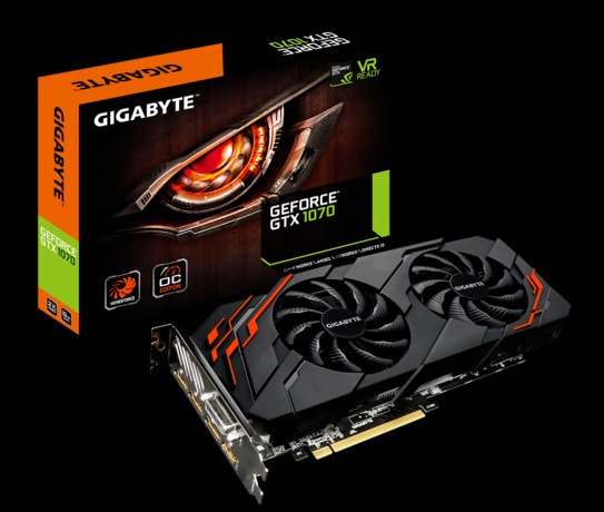Gtx 1070 gigabyte oc shop