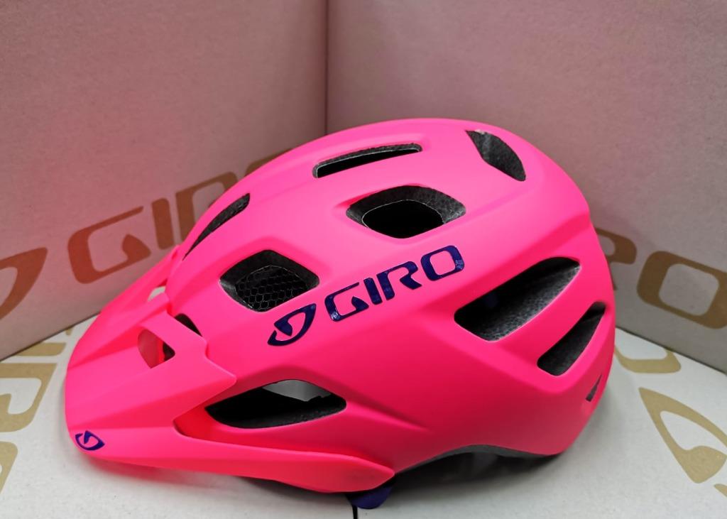 Giro Tremor Youth MTB Helmet Universal Youth Size 50cm to 57cm Matt Bright Pink Sports Equipment Bicycles Parts Parts Accessories on Carousell