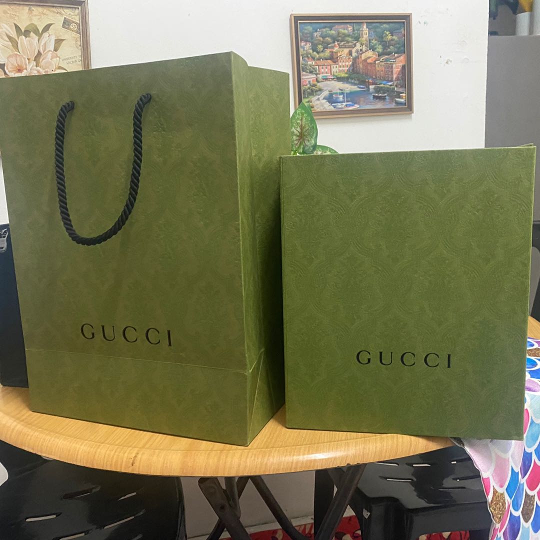 Paper bag gucci outlet original
