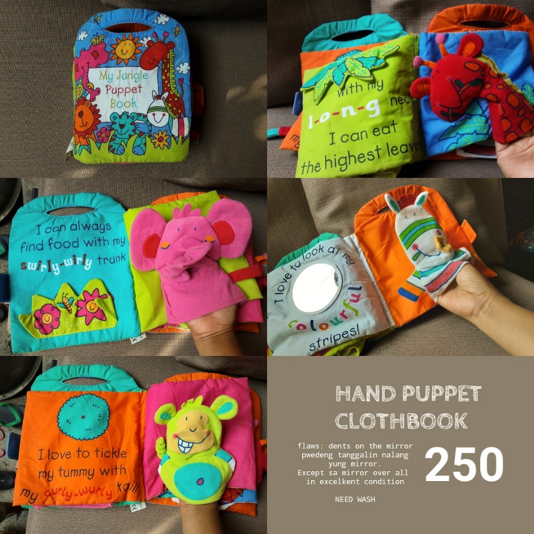 HAND PUPPET STORY BOOK, Babies & Kids, Infant Playtime on Carousell