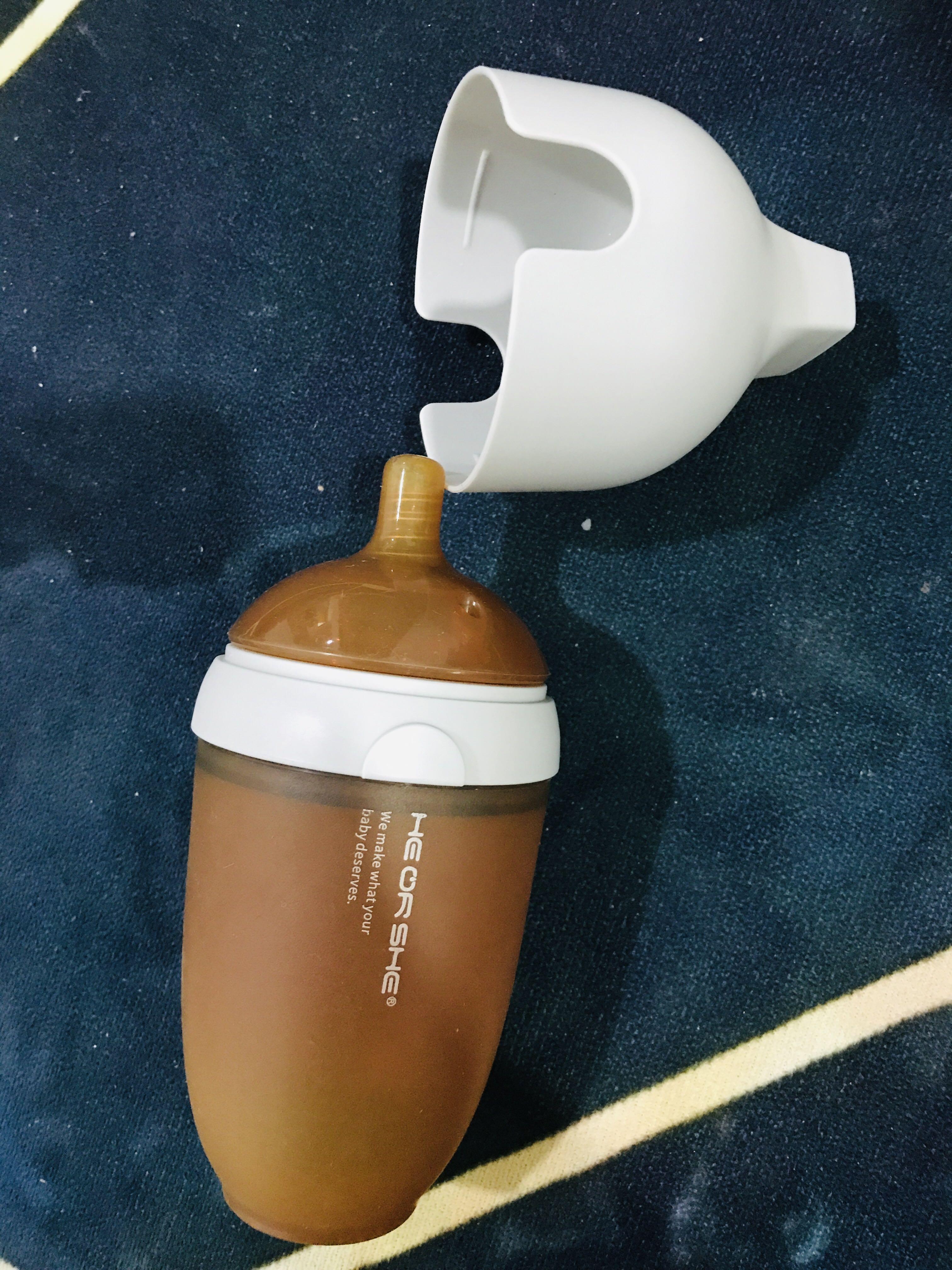 He Or She Classic Ultra Wide Neck Antibacterial Baby Bottle Babies Kids Nursing Feeding On Carousell