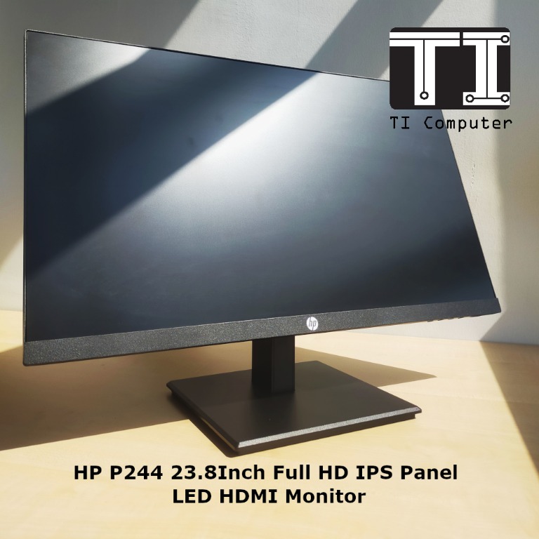 HP P244 23.8INCH FULL HD IPS PANEL LED HDMI MONITOR (REFURBISHED)