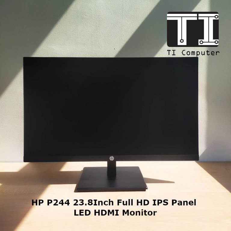 HP P244 23.8INCH FULL HD IPS PANEL LED HDMI MONITOR (REFURBISHED)