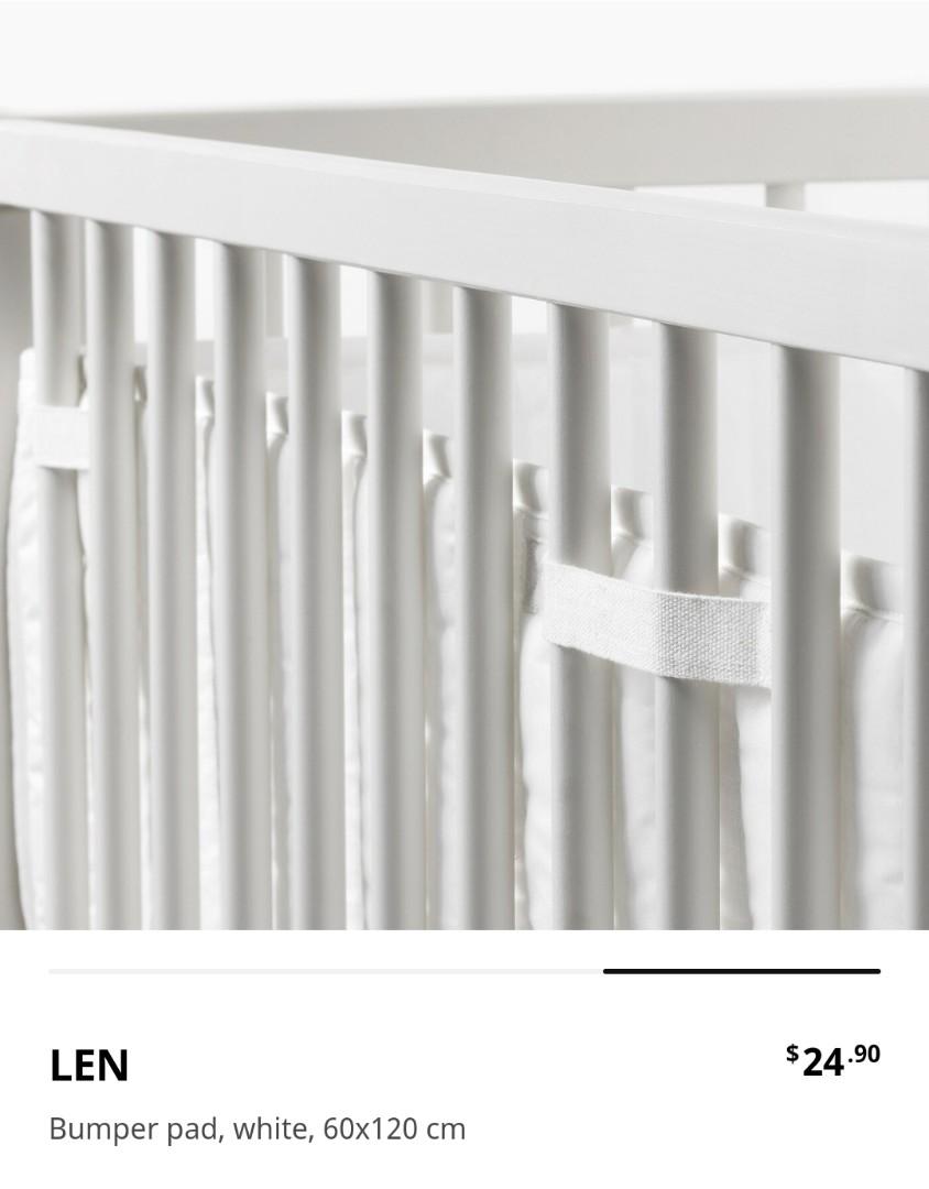 IKEA Len Cot Bumper, Babies & Kids, Baby Nursery & Kids Furniture, Cots & Cribs on Carousell