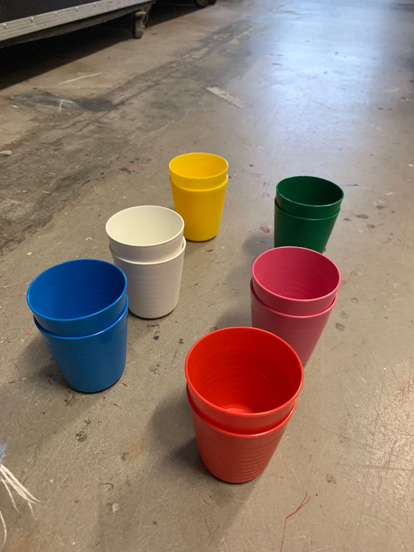 IKEA Plastic Cups, Furniture & Home Living, Kitchenware & Tableware