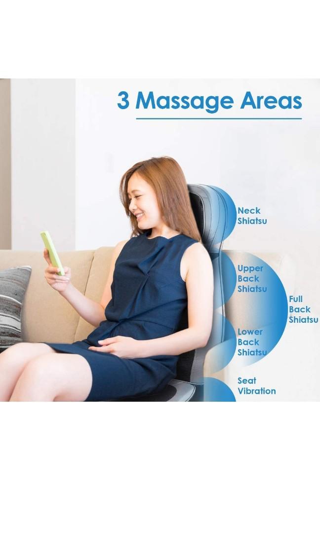 Intey shiatsu massage chair pad on sale