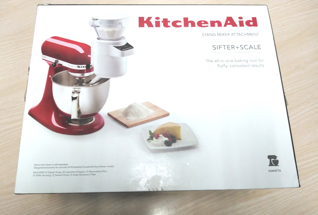 Kitchenaid Sifter and Scale Stand Mixer Attachment KSMSFTA, Furniture