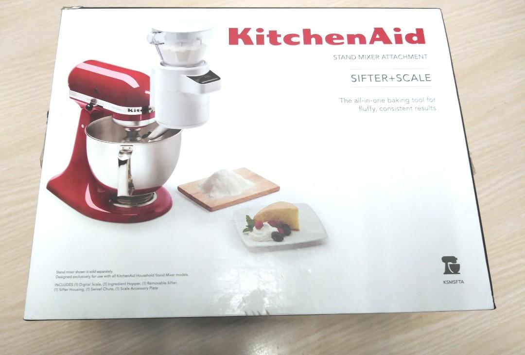 Kitchenaid Sifter and Scale Stand Mixer Attachment KSMSFTA, Furniture