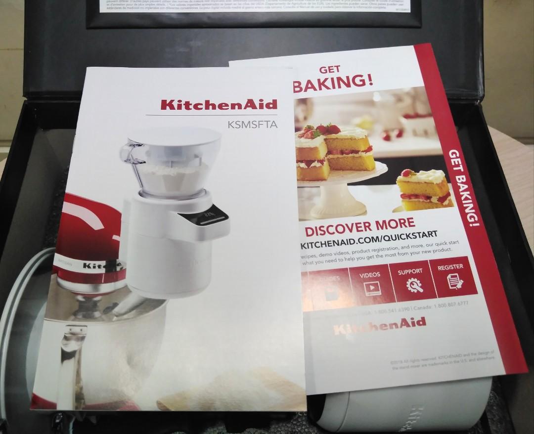 Kitchenaid Sifter and Scale Stand Mixer Attachment KSMSFTA, Furniture