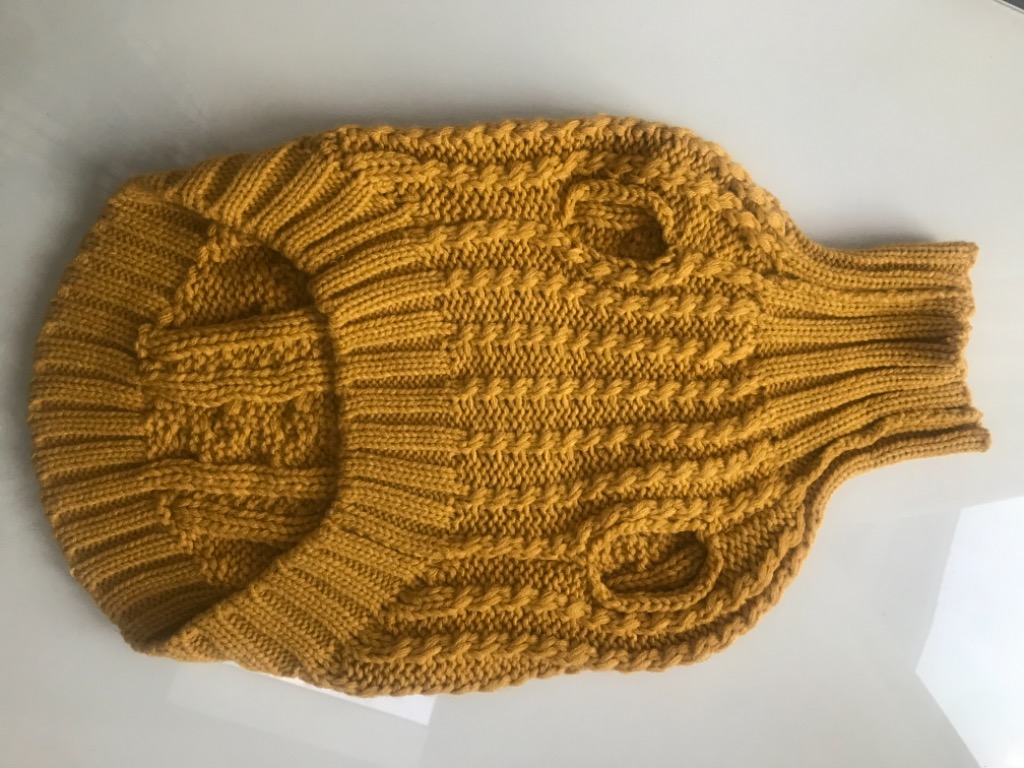 Knitted turtle neck M for pet