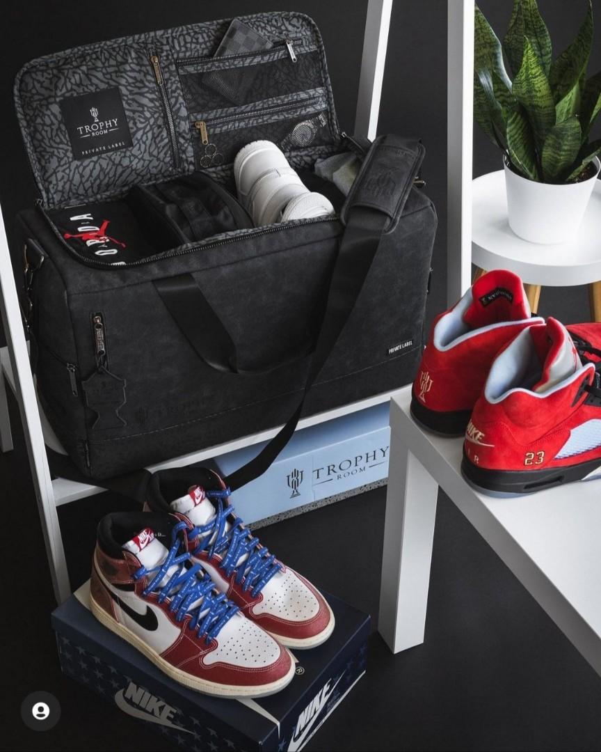 SALE> Trophy Room X Private Label Sneaker Duffel Bag, Men's ...
